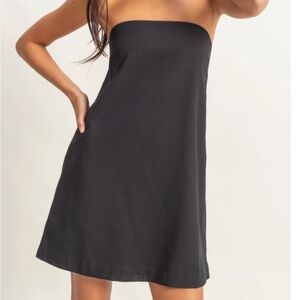 Black Strapless Dress